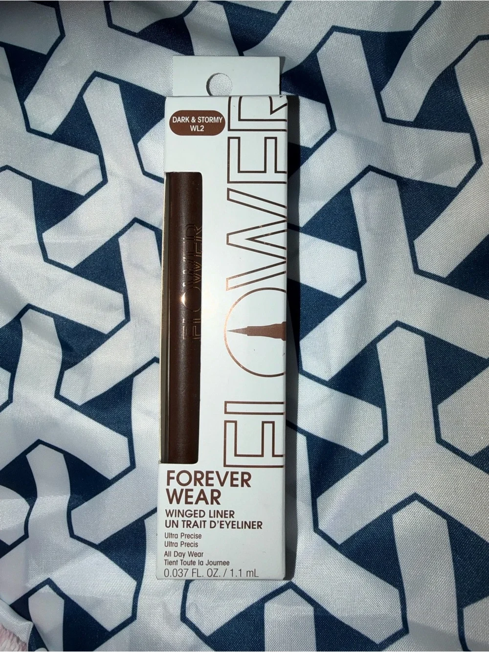 Flower Forever Wear Winged Liquid Eyeliner — Dark & Stormy Brown
